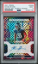 2021 Panini Prizm Kevin Byard Purple Power Auto PSA 9