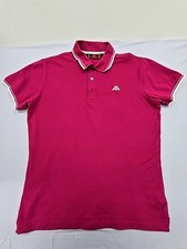 Robe di Kappa Uomo Magenta Polo XL Manica Corta Bianco Piping