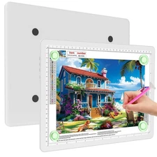 Elice Magnetic A4 Light Board for Diamond Painting, Ultra-Thin Tracing LED Li...