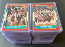 1986-87 Fleer Basketball Near Complete Set w/ Stickers (141/143) *No Jordans *NM