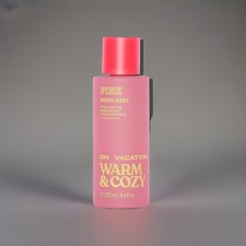 Victoria  s Secret Pink On Vacation Warm and Cozy 8.4 OZ Body Mist Fragrance New