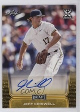 2020 Leaf Draft Auto Gold Jeff Criswell #BA-JC1 Auto 11qz