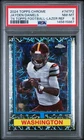 2024 TOPPS CHROME 1974 TOPPS FB LAZER REFRACTOR #74TF2 JAYDEN DANIELS PSA 8