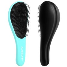 2 Pack Detangling Hair Brush - Detangler Hairbrush with Ultra Soft Bristles f...