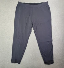 Public Rec Sweatpants Mens 42x32 Navy Performance Stretch Drawstring Logo