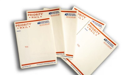 10 USPS Priority Versandetiketten datiert 228 März 2016