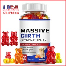 Male Enhancement Gummies Booster  Thicker Last Longer Stronger Bigger 60 Gummy