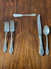 Wallace Rose Point sterling silver service for 14 (78 pieces)