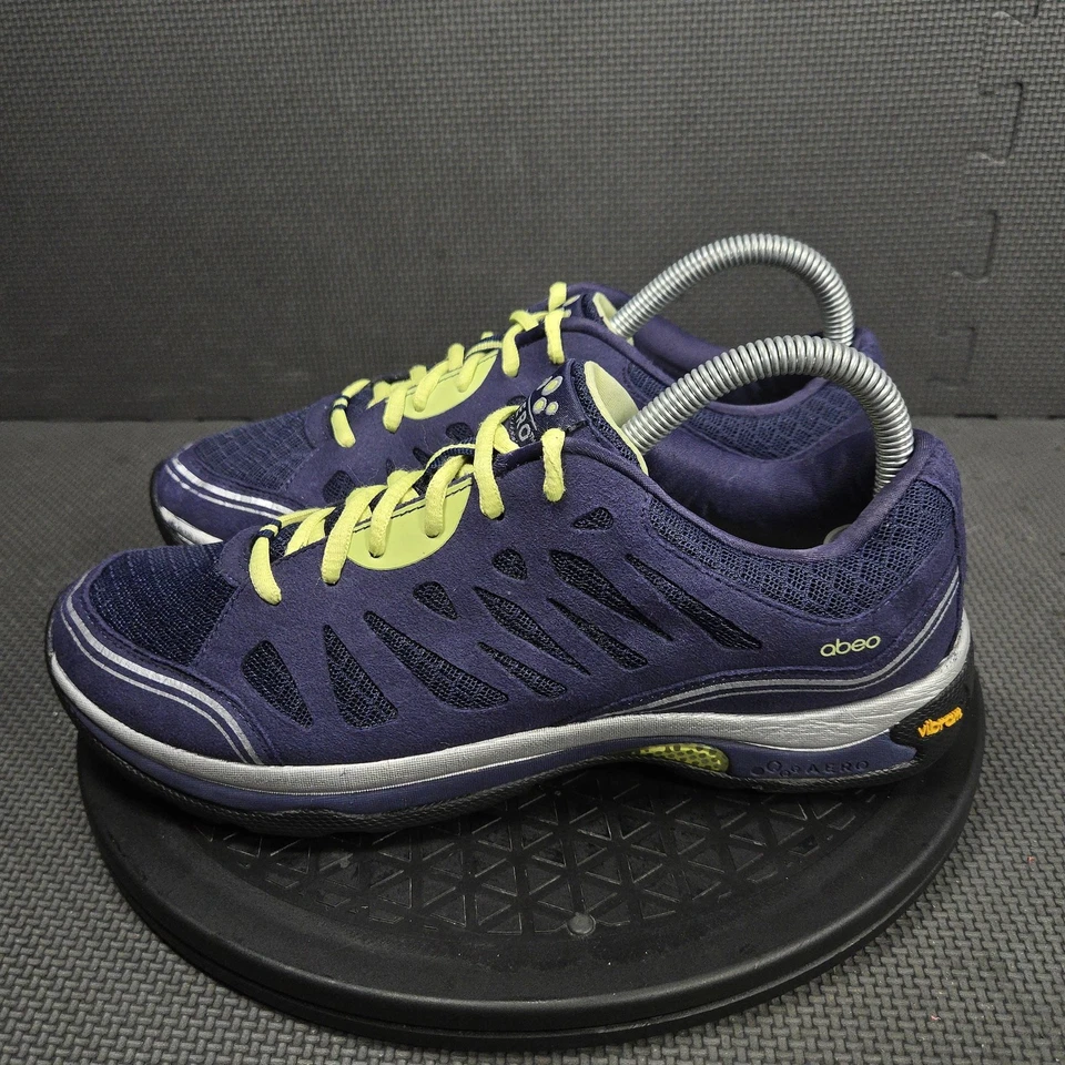 Zapatos Abeo Mujer Talla 9 Indigo Lima Azaleh Malla Atlético Vibram AEROsystem Foto 3 de 4