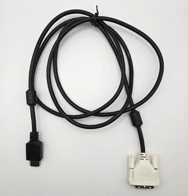HDMI to DVI-D Universal Adapter / Converter, 6ft, White and Black *TESTED*