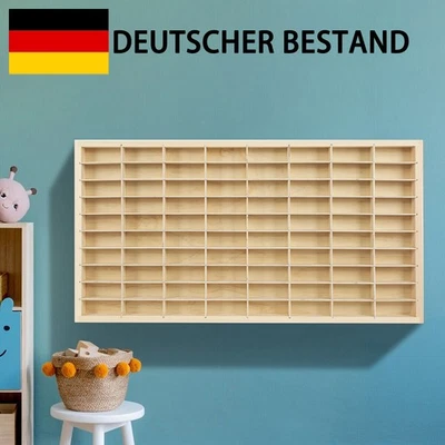 80 Gitter für Heißräder Diecast Auto Matchbox 1/64 Holz Display Regal Lagerung - Bild 1 von 4