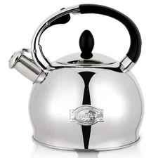 SUSTEAS Stove Top Whistling Tea Kettle - Food Grade Stainless Steel Teakettle...