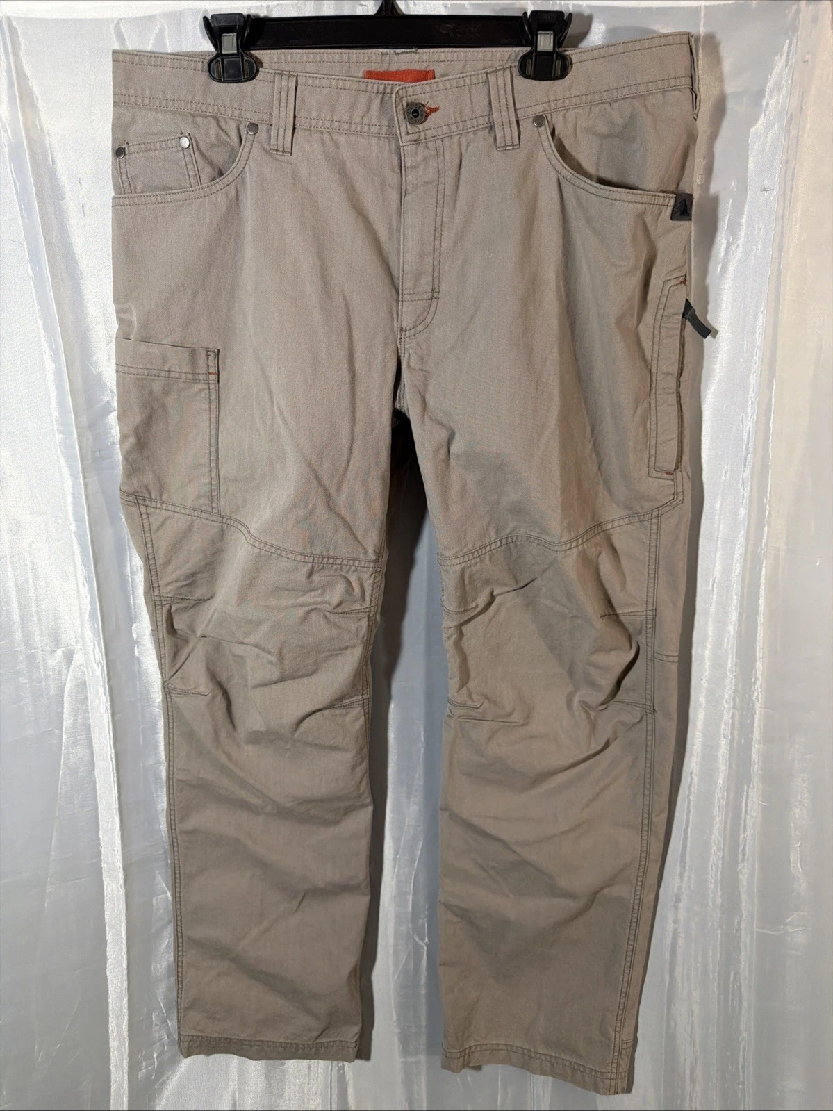 LL Bean Riverton Pants Khaki/Tan Men's Size 38x30 Utility Hiking Outdoors 288083