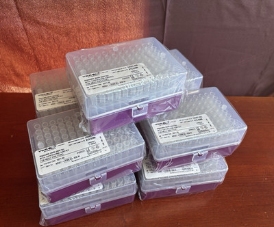 Lot of 9 VWR Pipette Tip Racks: Sterile 1-200uL 864 Tips Total 53503-290 EXPIRED