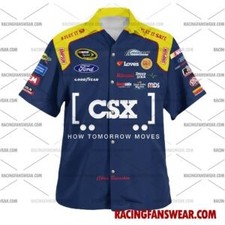 Chris Buescher Nascar Racing 2016 Hawaiian Shirt- Polo Shirts