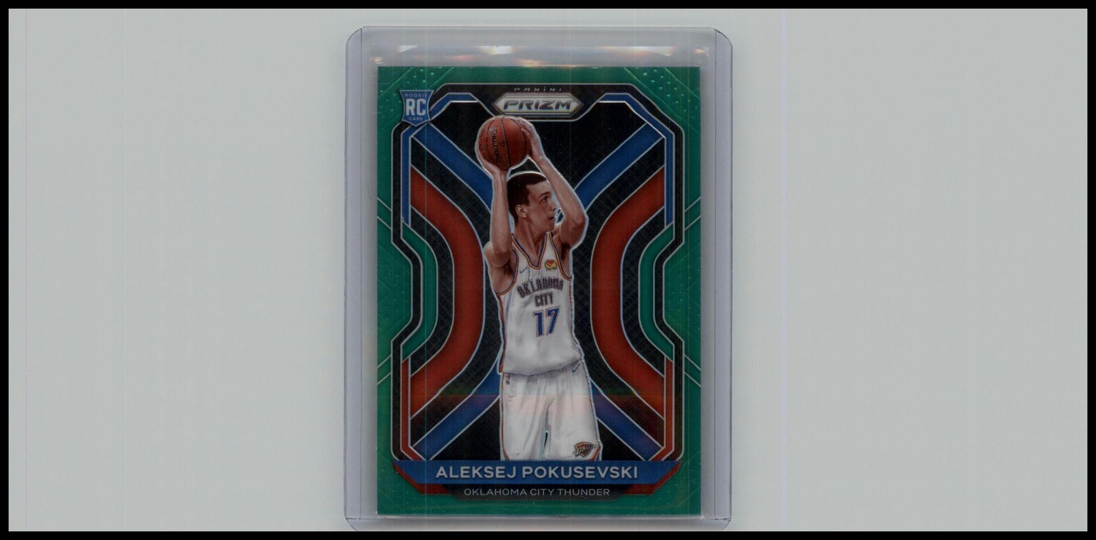 2020-21 Panini Prizm #264 Aleksej Pokusevski Green Prizms