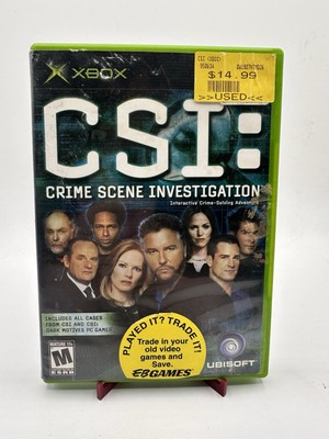 CSI: Crime Scene Investigation (Microsoft Xbox, 2004) Missing Manual