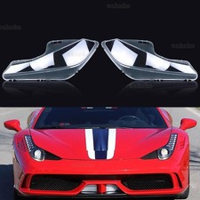 Car Headlight Cover Lens Shell For Ferrari 488 2015 2016 2017 2018 2019 2020
