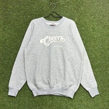 Vintage Boston Sweatshirt Mens XL USA Made Bar TV Show Promo Crewneck 90s