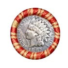 Vintage 1895 Indian Head Penny 1912 Wheat Steel Small Cent Ends Roll Estate