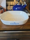 Vintage Corning Ware Blue Cornflower P-10-B  10" Casserole Baking  Dish