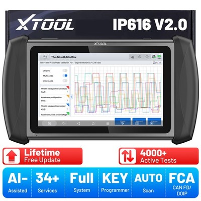 XTOOL IP616 - Kfz-OBD2-Scanner, Schlüsselprogrammierer Vollsystem-Diagnosegerät