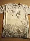 Paul McCartney Official Tour Shirt XL Beige Off White Tan Rock N Roll Stage Dive — photo 1