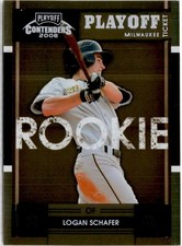 2008 Playoff Contenders - Logan Schafer #35 playoff Ticket 193/199 (RC)