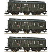 Roco 6200100 H0 3Er Set Personenwagen, Pkp, Ep. IV H0 + Neu