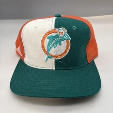 Vintage 90’s Miami Dolphins Apex One Pinwheel Color Block Snapback Hat