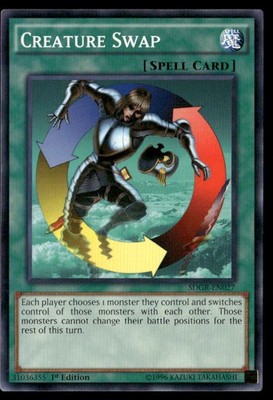 Creature Swap Structure Deck: Geargia Rampage SDGR-EN027 Yugioh LP