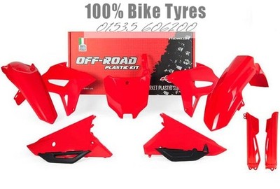 Honda CRF250 2022 2023 2024 CRF450 R 2021 - 2024 Racetech Plastic Kit RED/BLACK