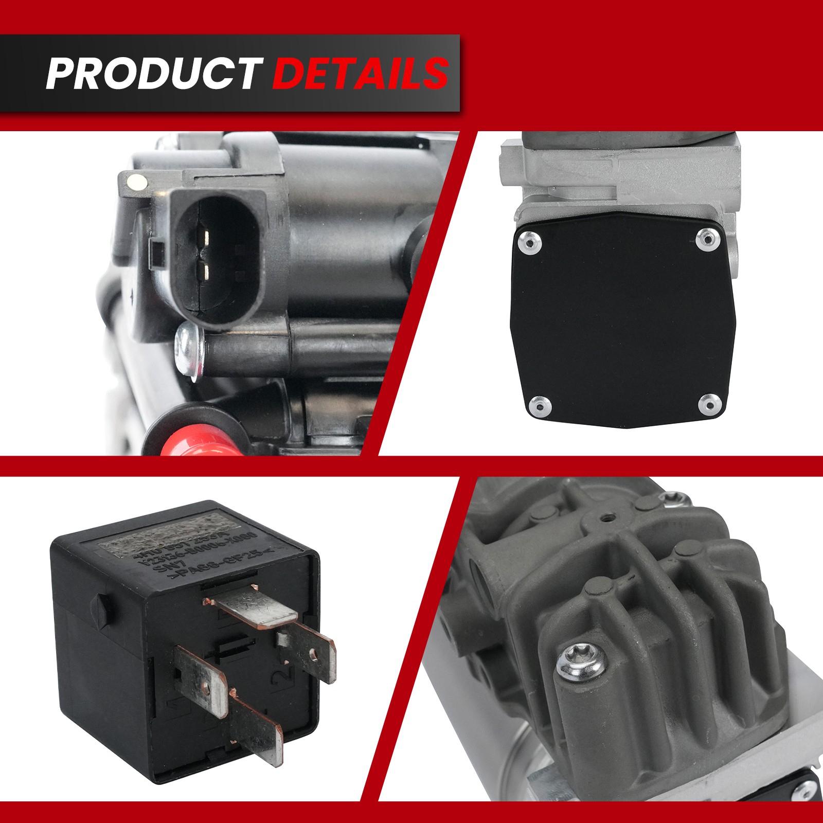 Air Suspension Compressor for 11-20 Audi A8 Quattro S8 Bentley Mulsanne