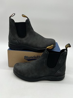 Blundstone 2055 All Terrain Men 11 Sz US 12 Rustic Black Leather Chelsea Boots.