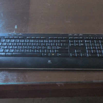 Logitech Standard Black Multimedia Keyboard, English QWERTY Layout