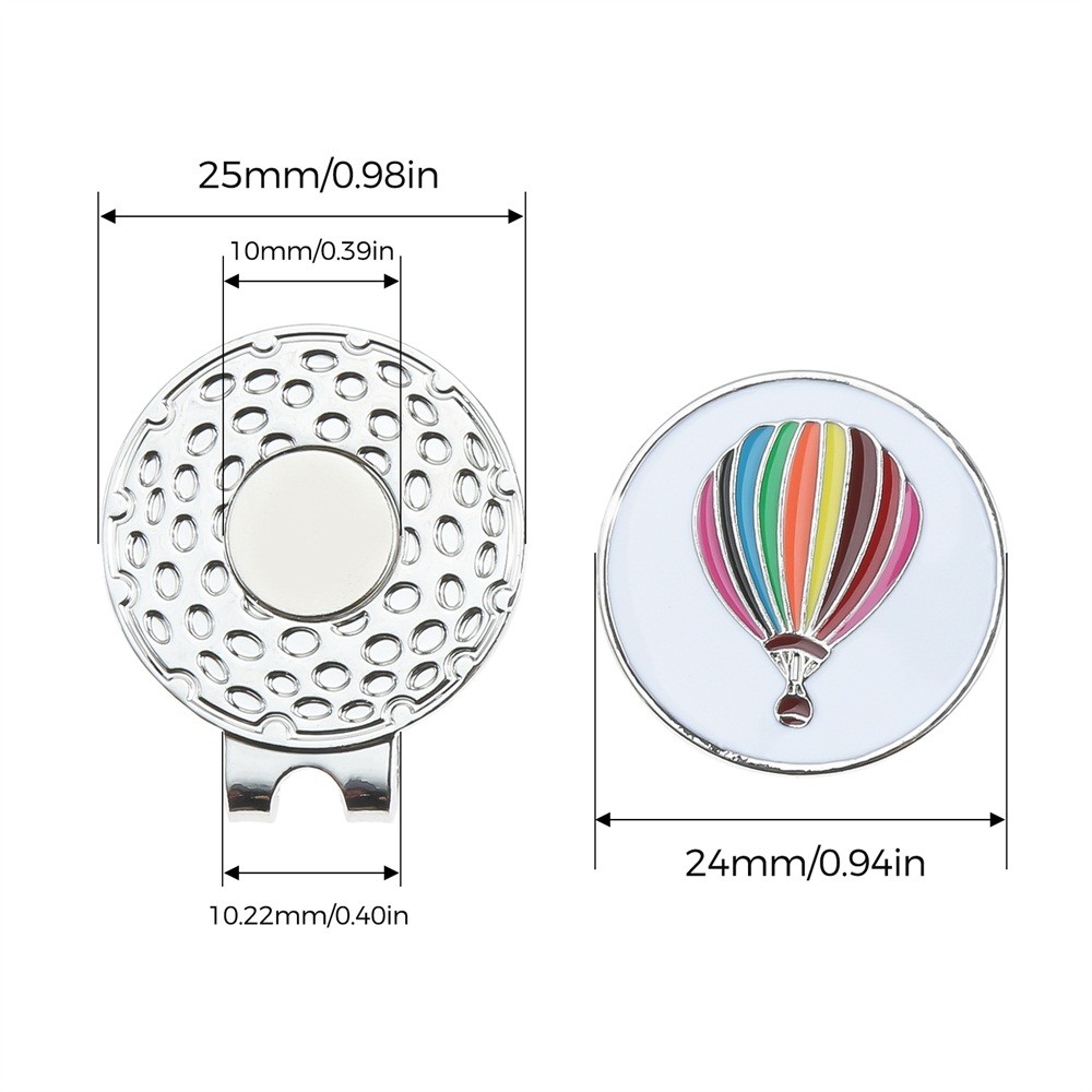 Golf Ball Marker with Hat Clip Magnetic Golf Ball Marker for Men Women Golfers