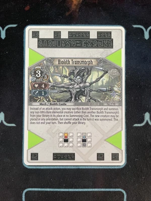 1x Biolith Transmorph EOJ SET3 #276 PS3 Eye Of Judgment English NM/Unplay R card - Image 1 of 3