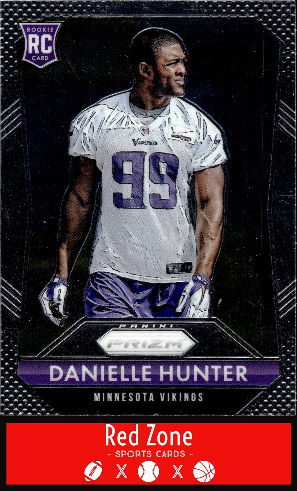 2015 Panini Prizm - #218 Danielle Hunter NM.