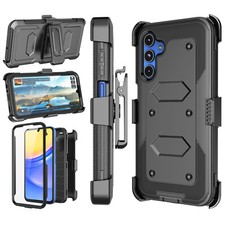 For Samsung Galaxy A15 A14 A35 A55 5G Case with Screen Protector Cover Belt Clip