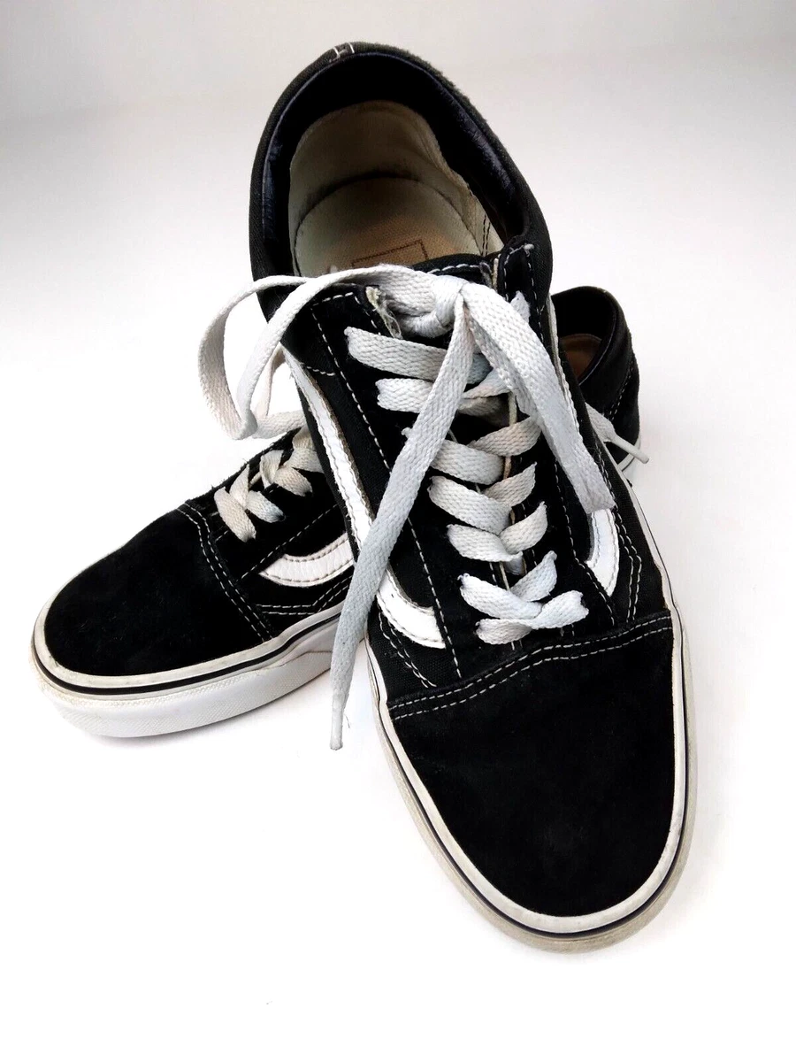 Vans old skool store black womens 5.5