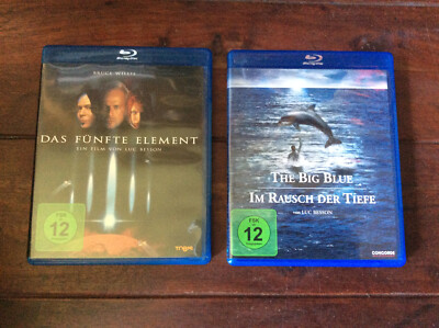 Luc Besson [3 Blu Ray] Lucy (Scarlett Johansson) + Big Blue + Das Fünfte Element