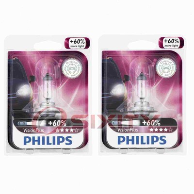 2 pc Philips Front Fog Light Bulbs for Alfa Romeo 159 Brera Spider 2007-2012 ga