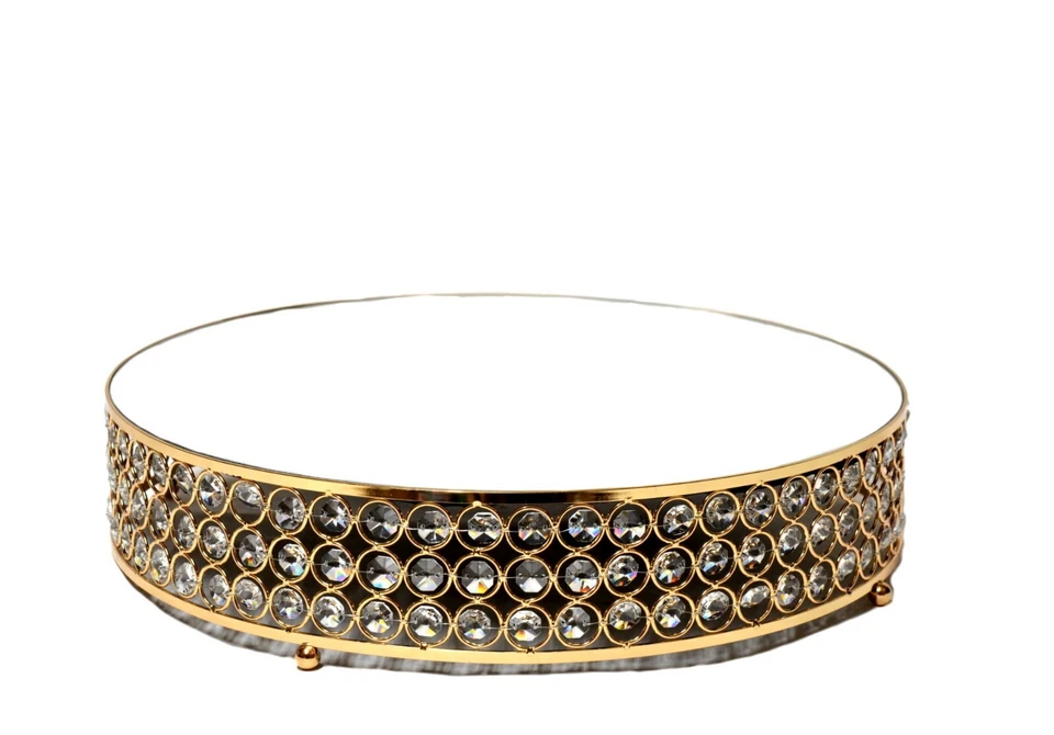 蛋糕架立管镜面水晶珠2件套 — 第 3/4 张图片