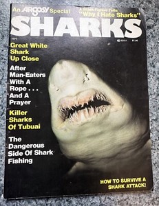 An Argosy Special: Sharks 1977 Magazine Rare Excellent Condition! ￼