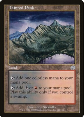 1 x Tainted Peak - Torment - LP - Magic The Gathering - MTG - EOF