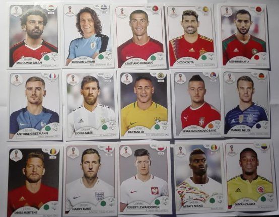 COMPLETE Collection Panini 2018 RUSSIA World cup 670