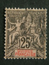 2206 FRENCH GUINEA SC# 10 USED