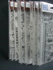 Heidi Grace Fiskars Clear Rubber Stamp Sets - You Pick - Read Listing