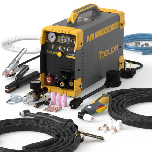 Cut/Tig/Mma 3 in 1 Welder, 50A Air Plasma Cutter, 200A Tig&Stick Welding Machine