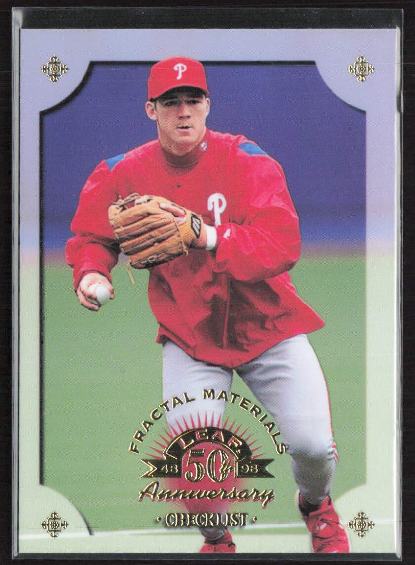 1998 Leaf #199 Scott Rolen Fractal Materials /3250